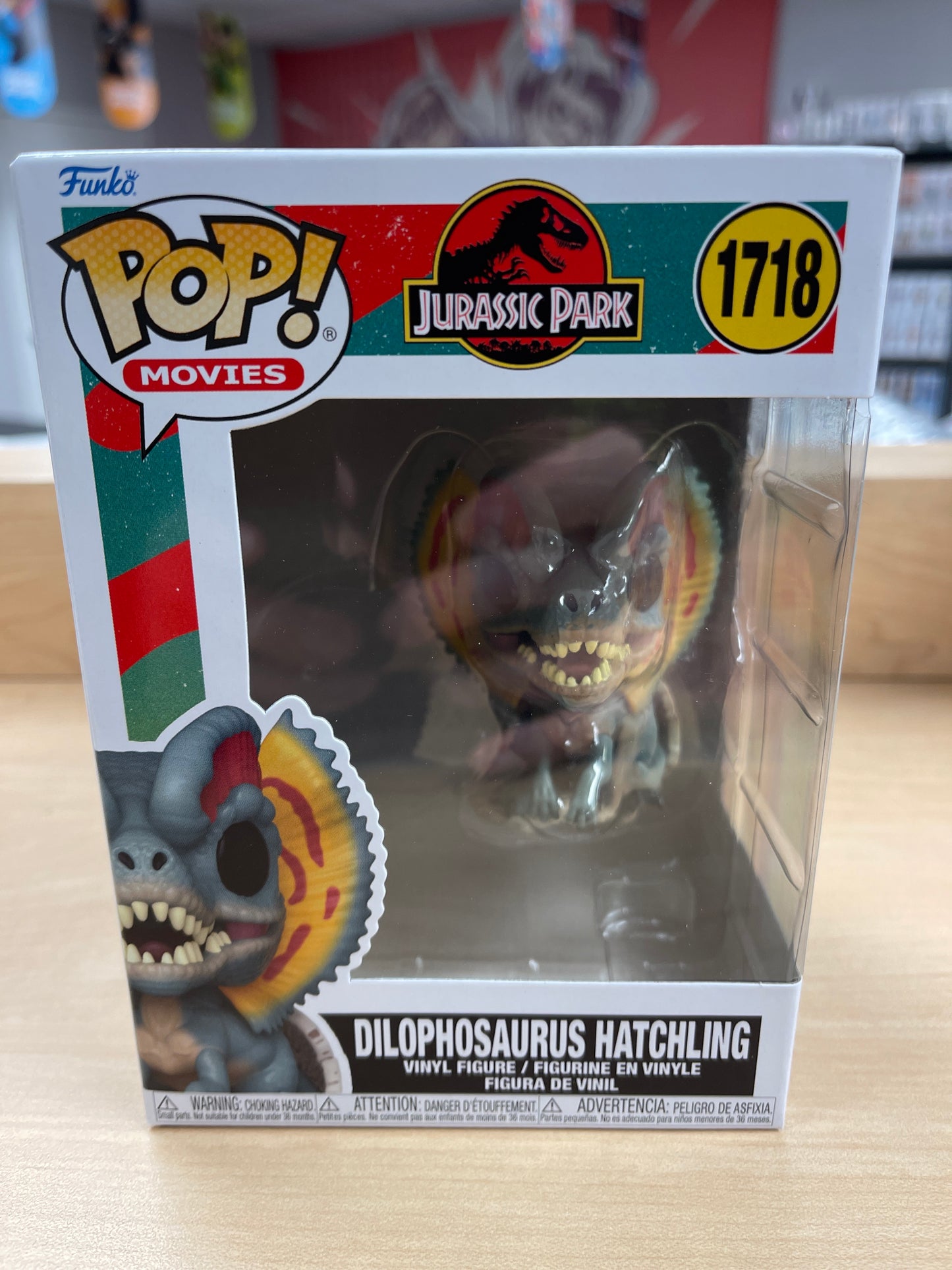 Dilophosaurus Hatchling (Jurassic Park)- Funko Pop! #1718