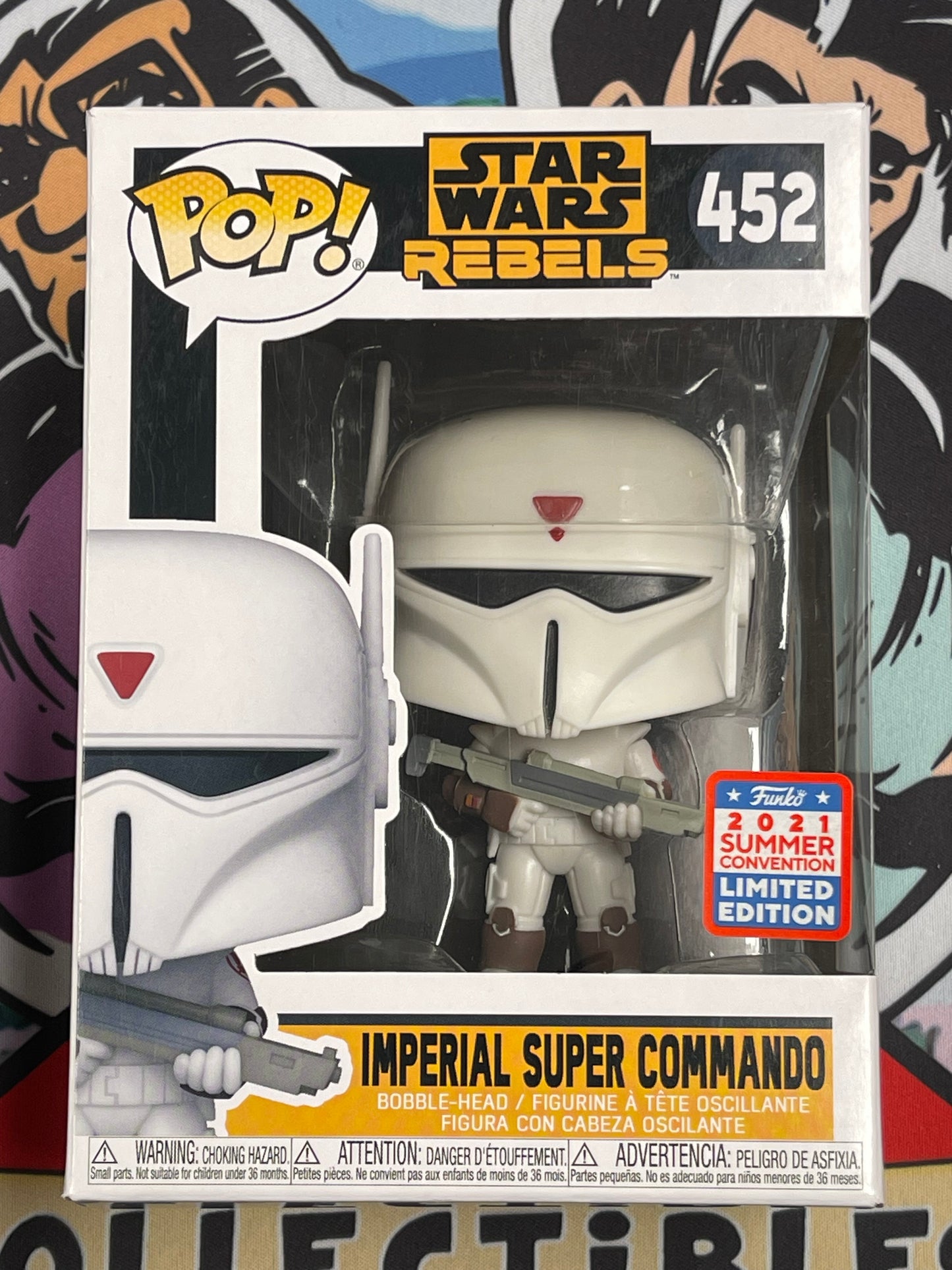 Imperial Super Commando (Star Wars)- Funko Pop! #452 (2021 Summer Convention Exclusive)(Box Damage/Shelf Wear)