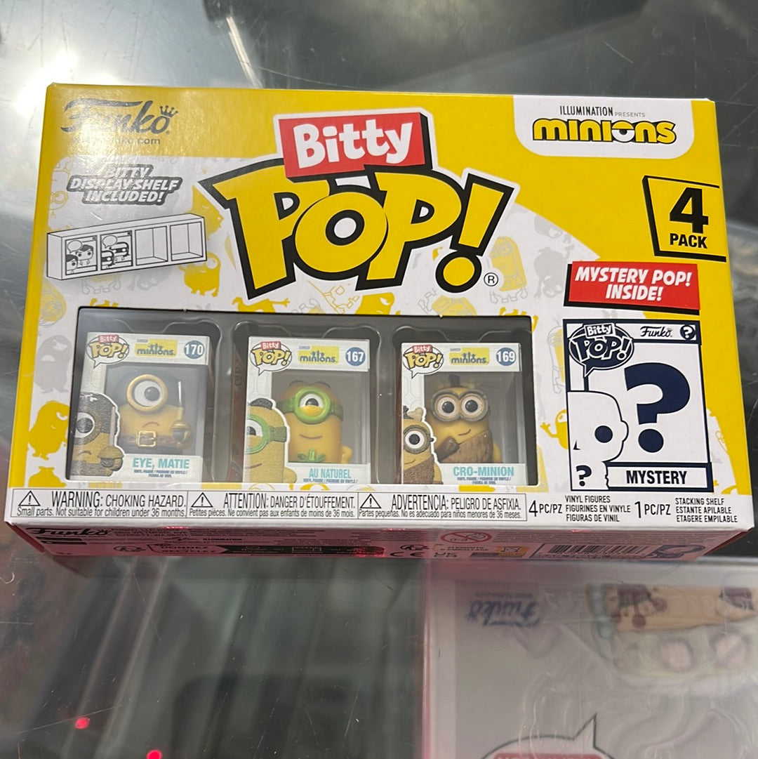 Bitty Pop- Minions 4pk