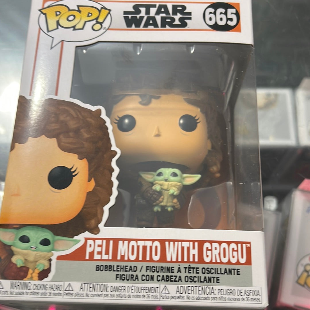 Peli Motto w/ Grogu (Star Wars)- Funko Pop! #665
