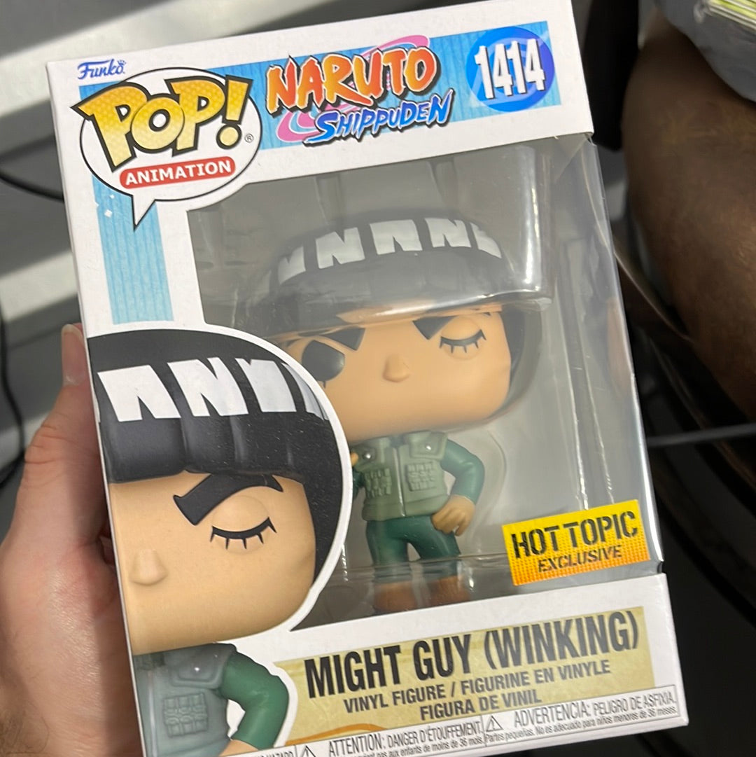 Might Guy (winking)(Naruto Shippuden)-Funko Pop! #1414 (HotTopic Exclusive)