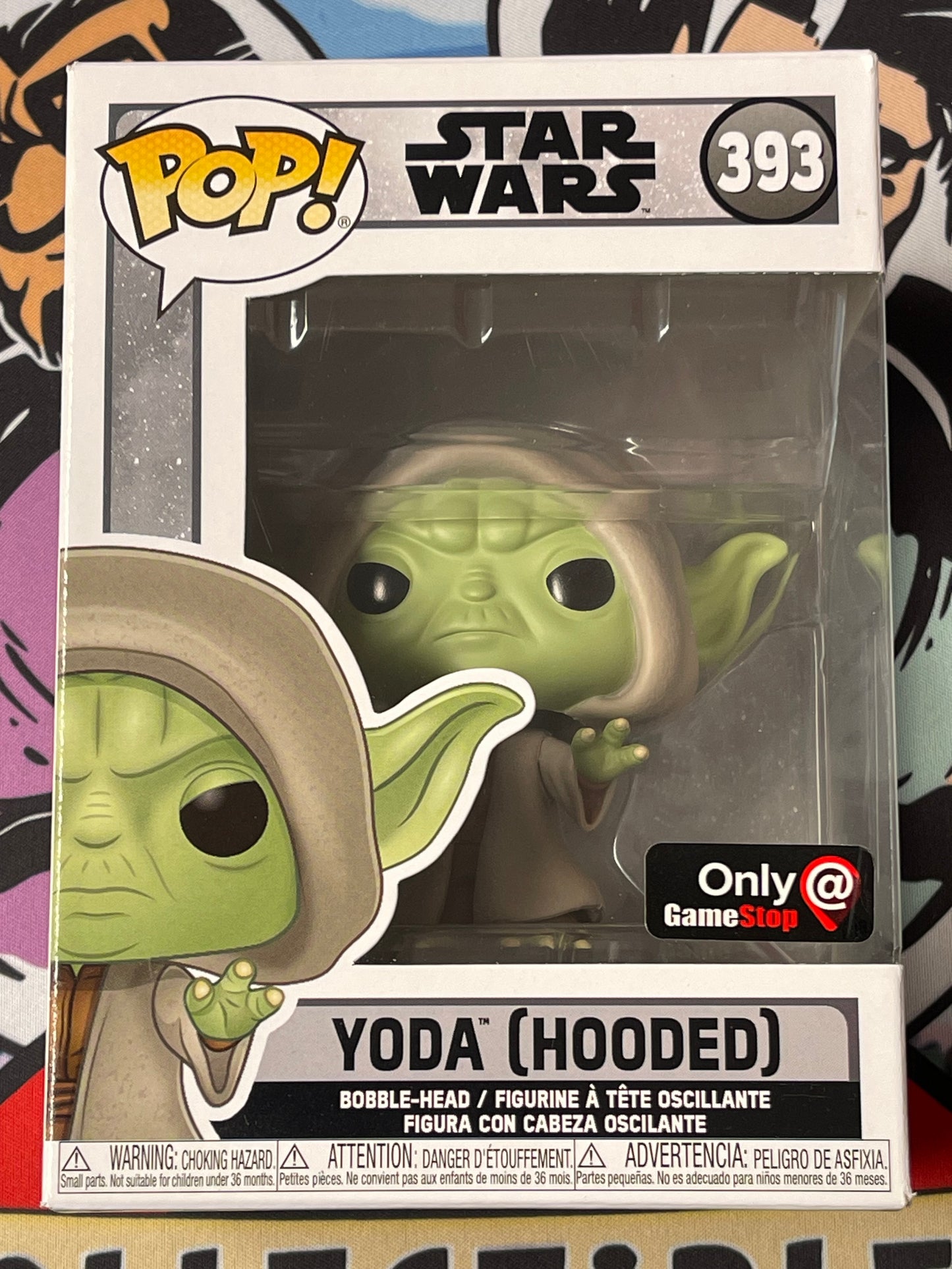 Yoda [Hooded](Star Wars)- Funko Pop! #393 (GameStop Exclusive)