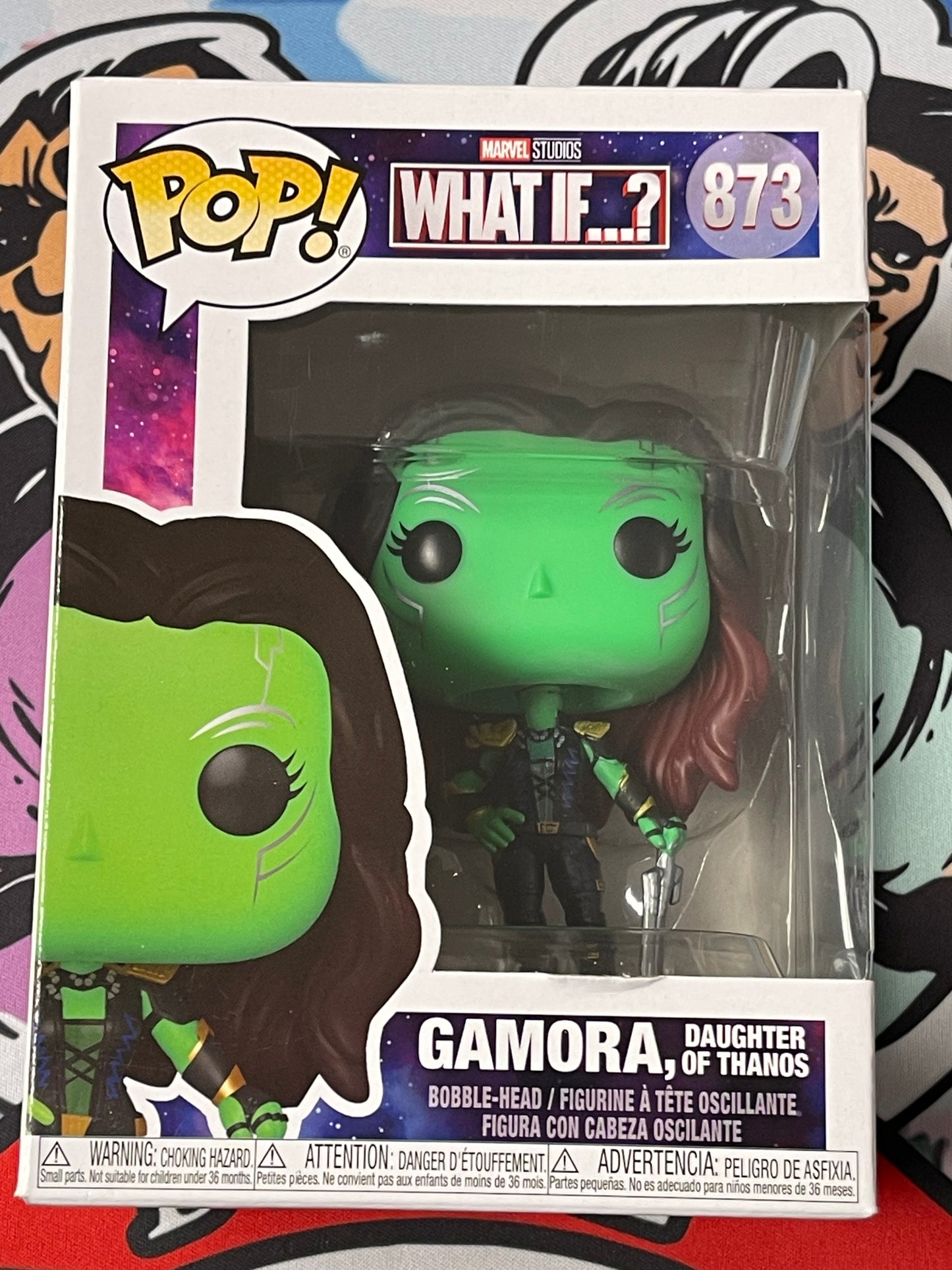 Gamora, Daughter of Thanos (Marvel: What if?)- Funko Pop! #873 (Box Damage/Shelf Wear)