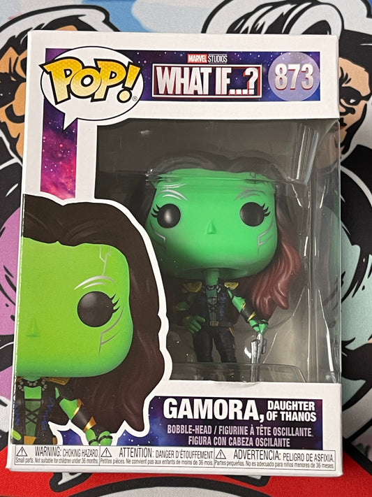 Gamora, Daughter of Thanos (Marvel: What if?)- Funko Pop! #873 (Box Damage/Shelf Wear)