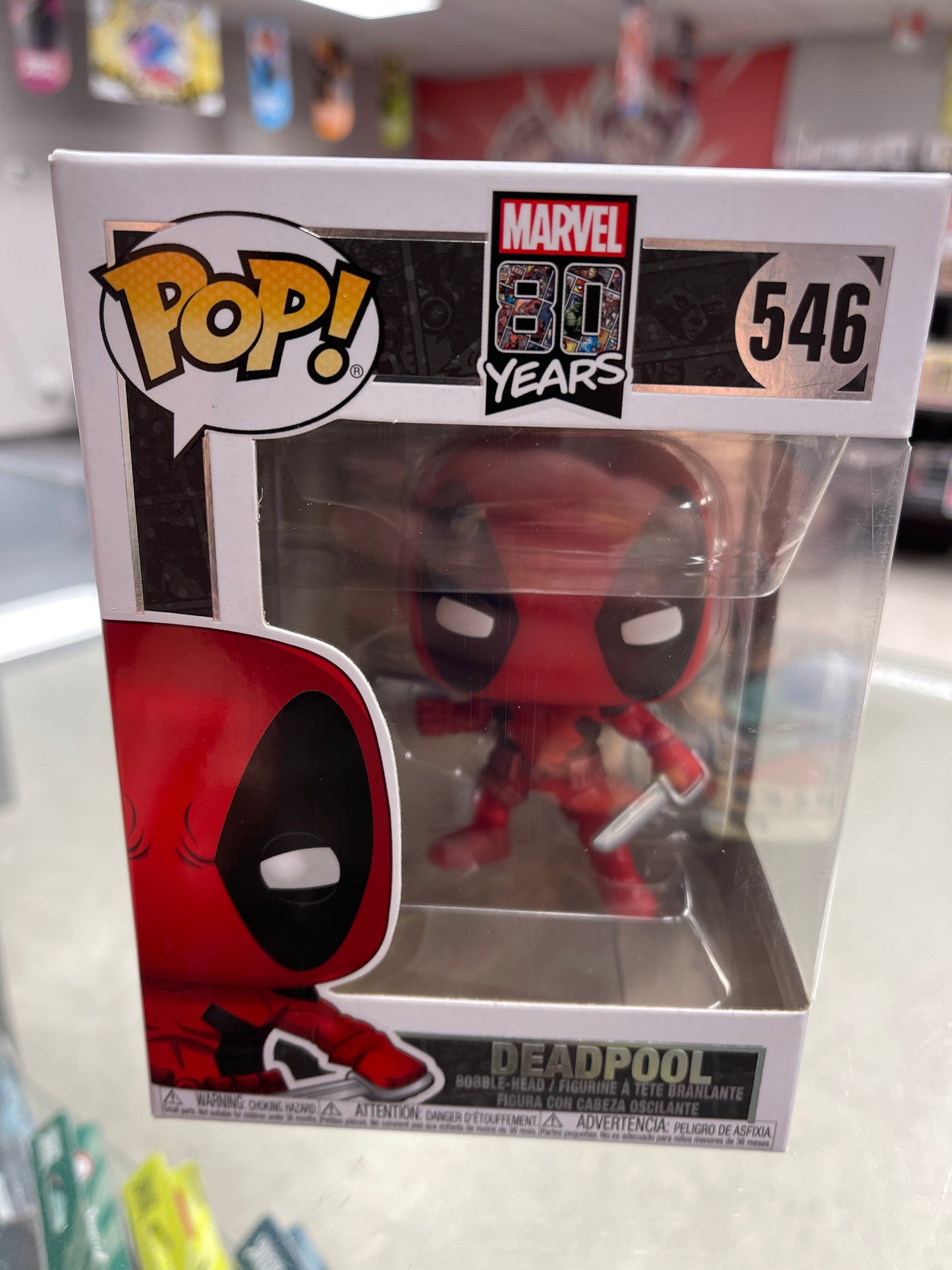 Deadpool - Funko Pop! #546 (Box Damage/Shelf Wear)