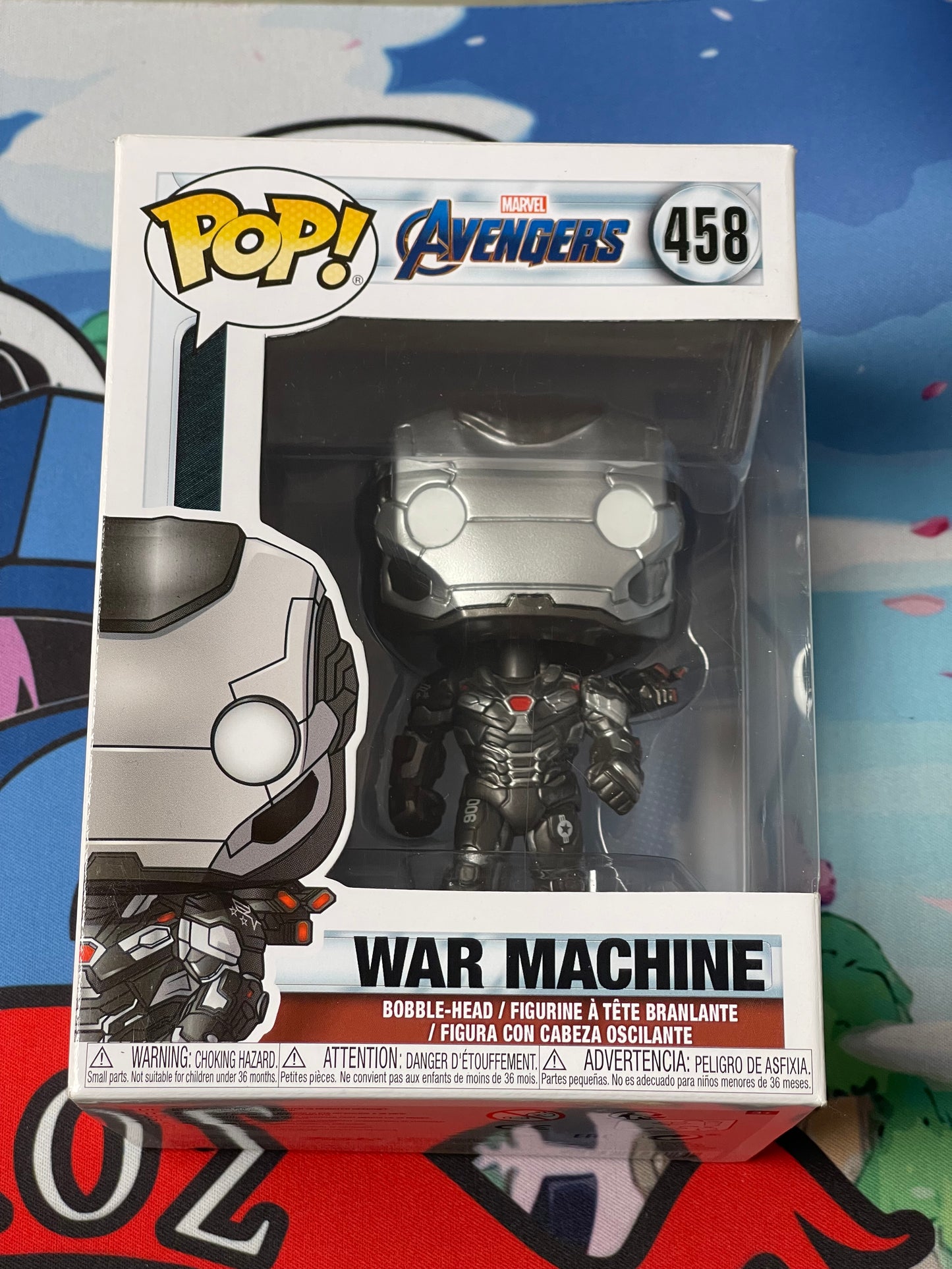 War Machine (Marvel: Avengers)- Funko Pop! #458 (Box Damage/Shelf Wear)