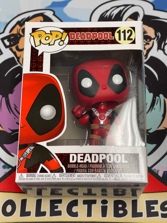 Deadpool (Marvel)- Funko Pop! #112 (Box Damage/Shelf Wear)