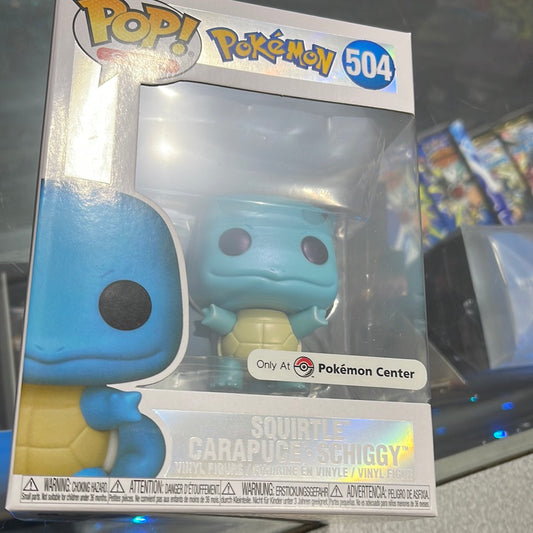 Squirtle (Pokemon)-Funko Pop!  #504 (Pokemon Center Exclusive)