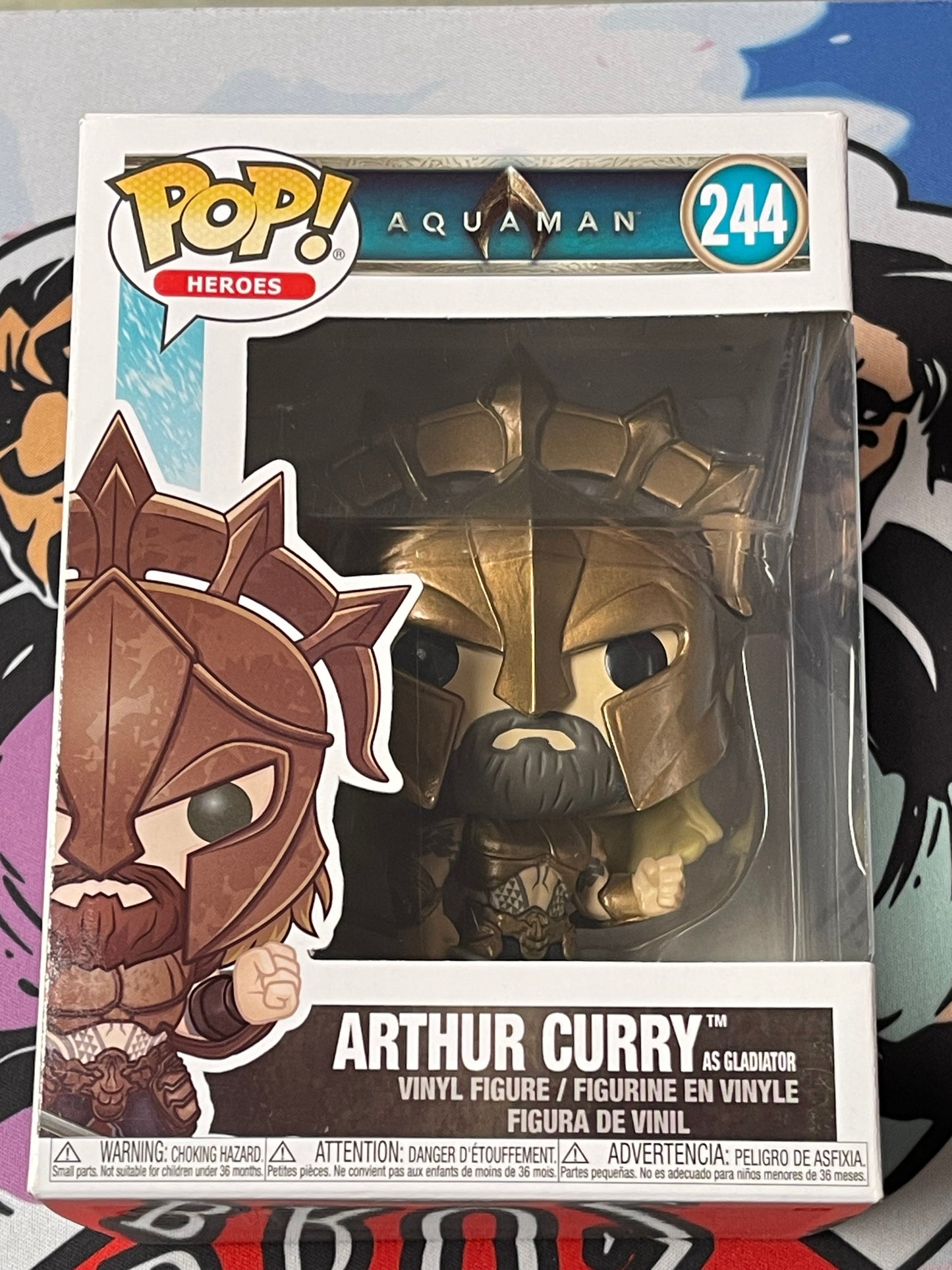 Arthur Curry as Gladiator (Aquaman) - Funko Pop! #244