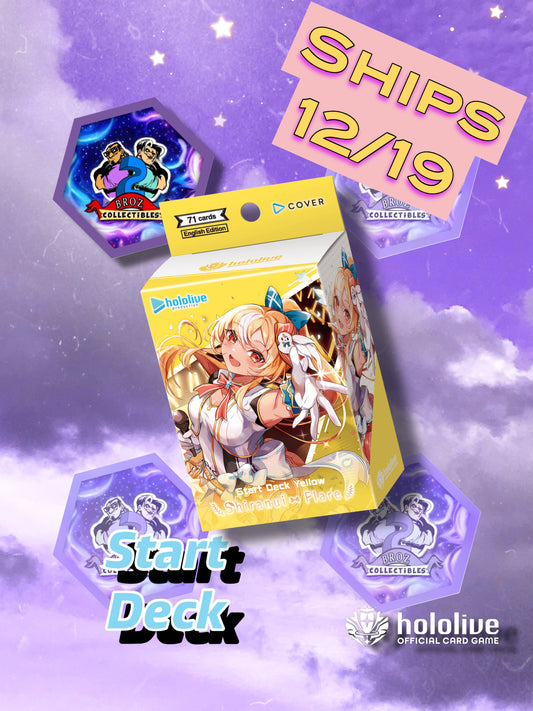 *PreSale* Hololive Official Card Game- Start Deck- Yellow Shiranui Flare (English)