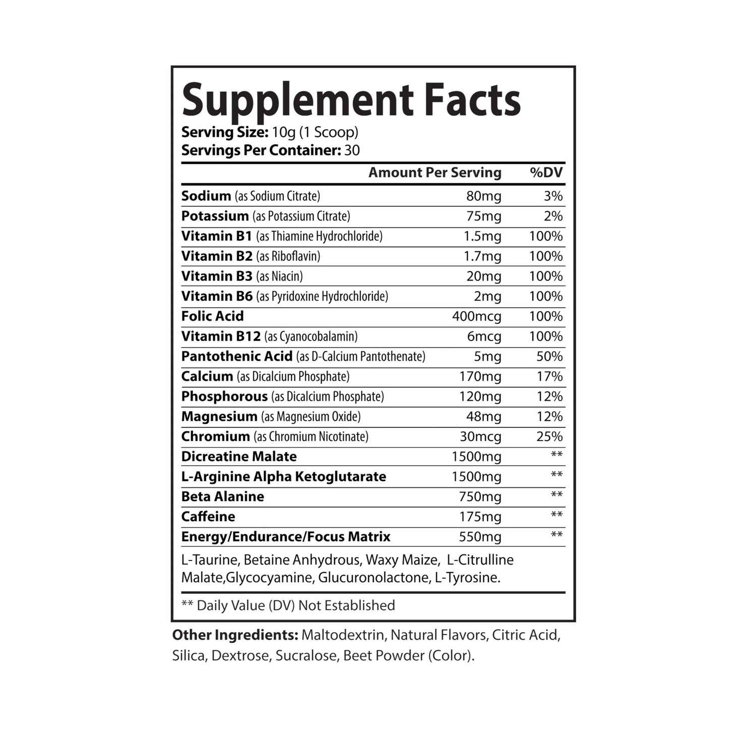 Goku Super Saiyan Pre-Workout Supplement, Watermelon (300g, 10.58oz)