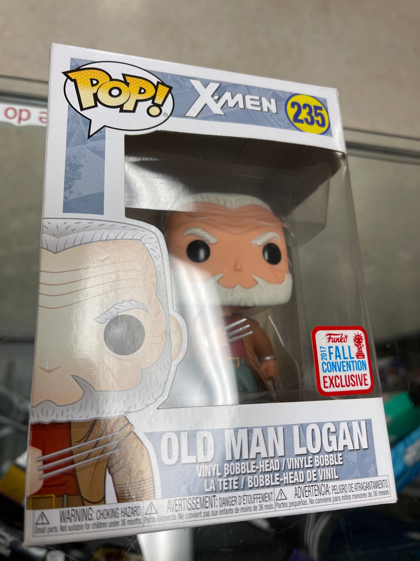 Old Man Logan (X-Men)- Funko Pop! #235 (2017 Fall Convention)(Box Damage)