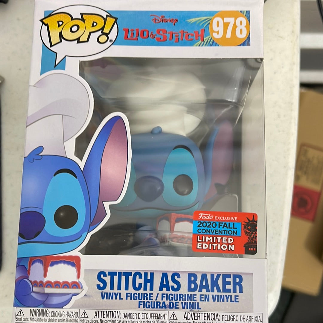 Stitch as Baker- Pop! #978