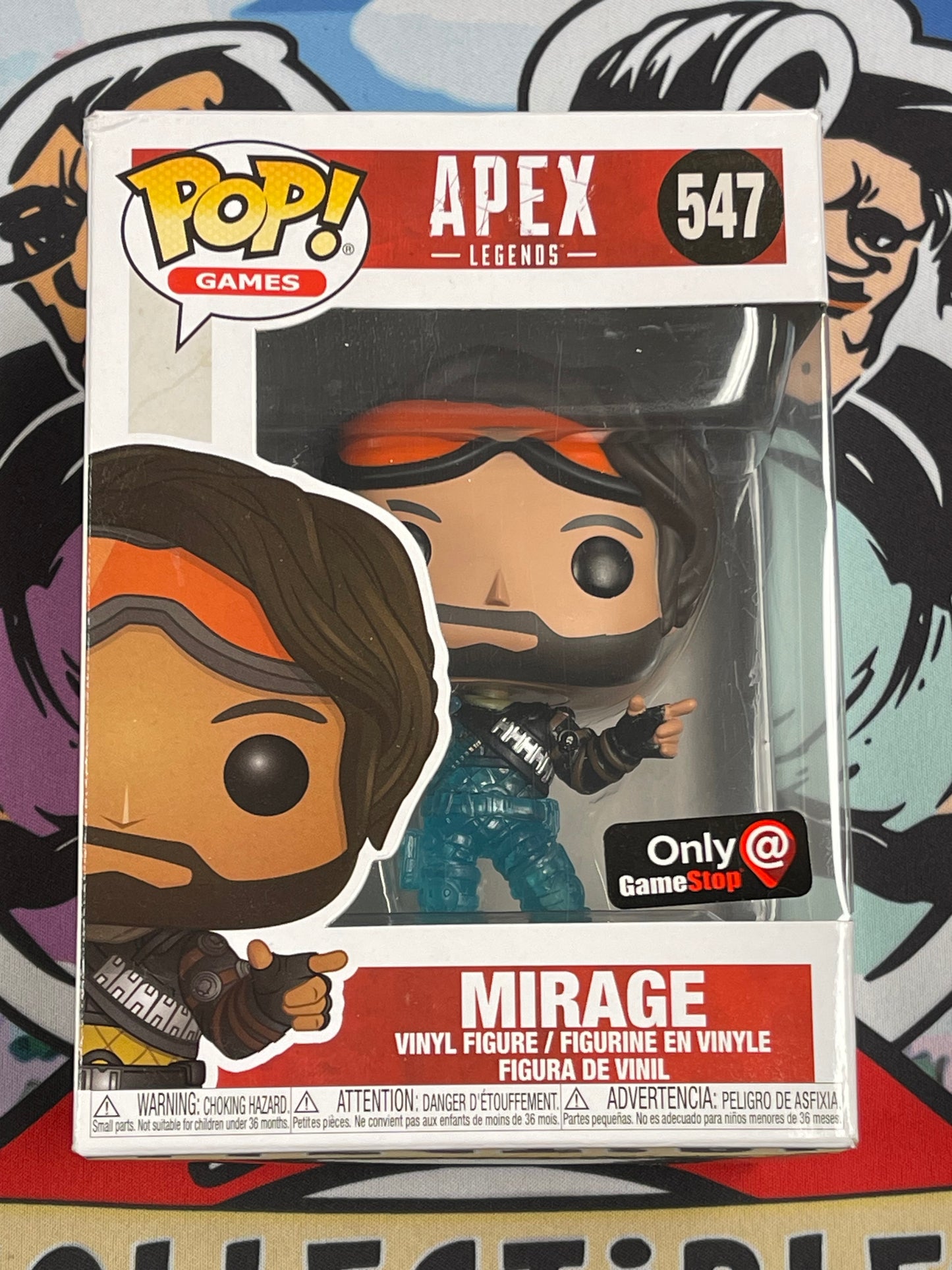Mirage (Apex Legends)- Funko Pop! (GameStop Exclusive)(Box Damage/Shelf Wear)