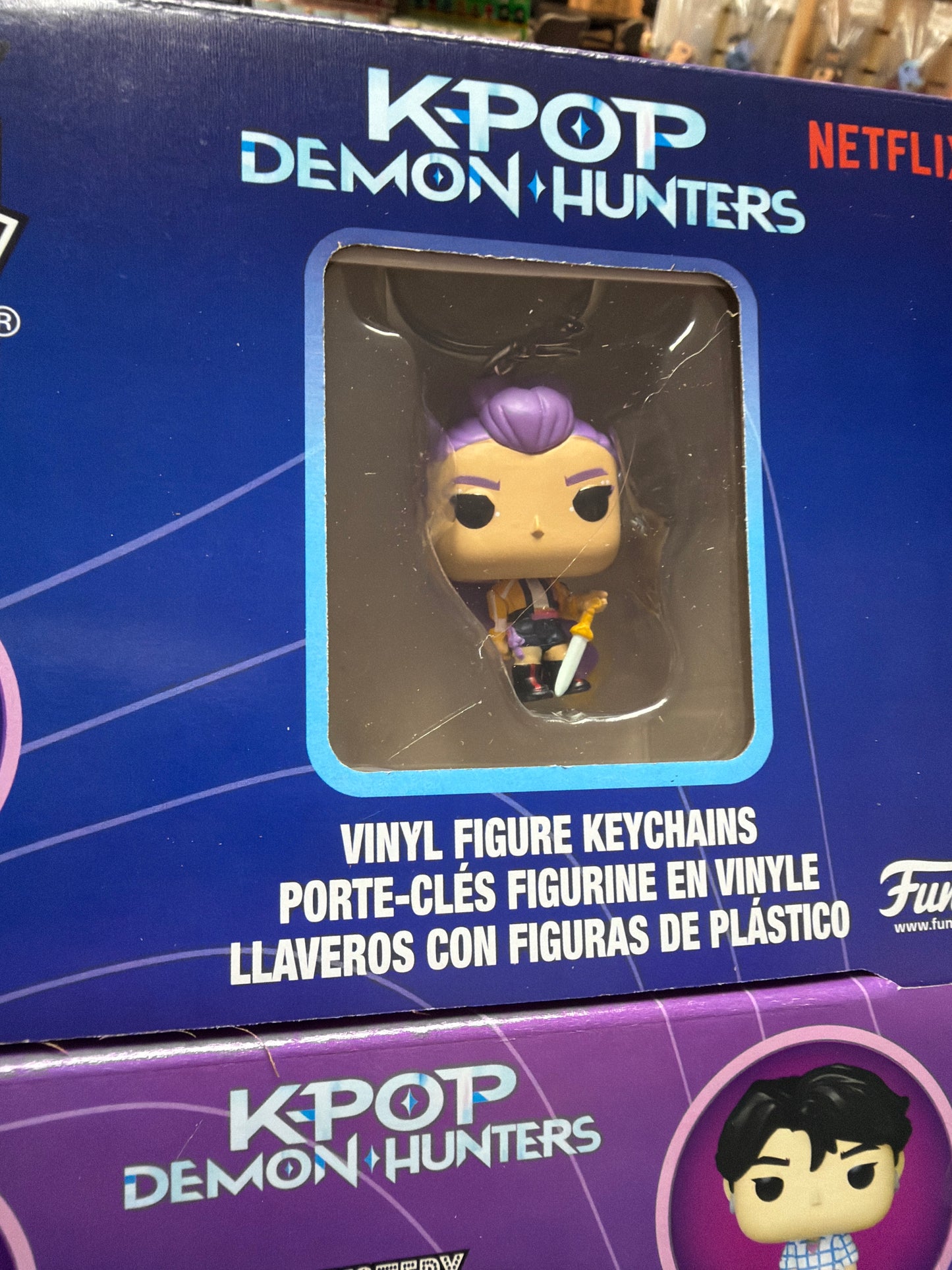 Mystery Funko Pocket Pop! Keychain: KPop Demon Hunters - Vinyl Figure Keychain (Mystery Blind Bag-Chosen at Random)