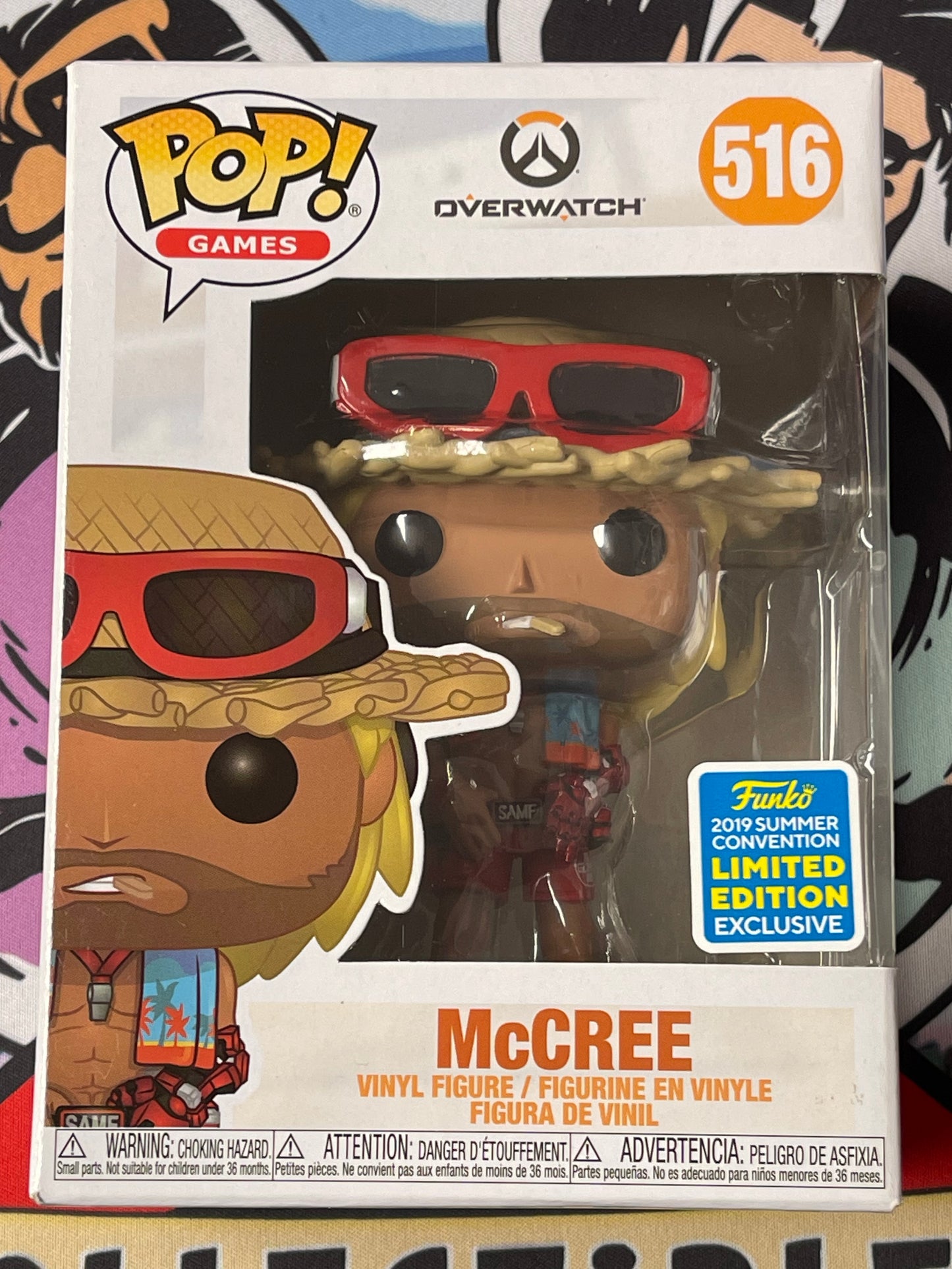McCree (Overwatch)- Funko Pop! #516 (2019 Summer Convention Exclusive )