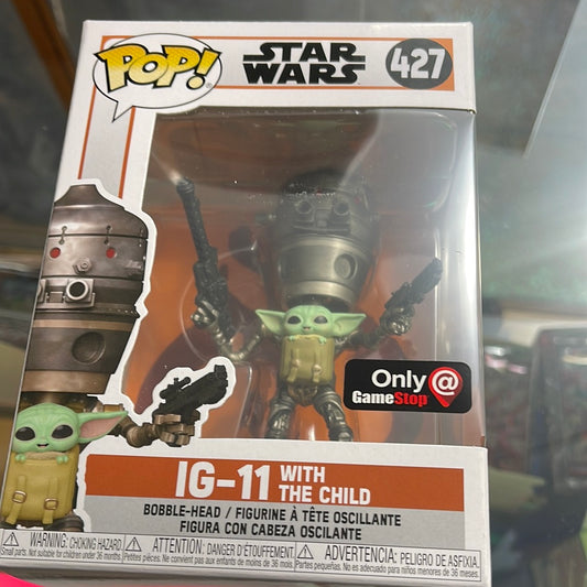 IG-11 w/The Child (Star Wars)- Funko Pop! #427 (GameStop Exclusive)