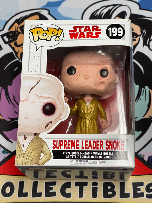Supreme Leader Snoke (Star Wars)- Funko Pop! #199 (Box Damage/Shelf Wear)