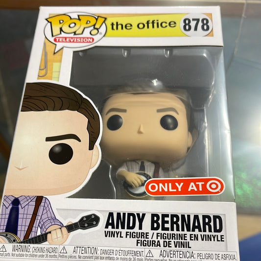 Andy Bernard (The Office)-Funko Pop! #878 (Target Exclusive)(Box Damage/Shelf Wear)