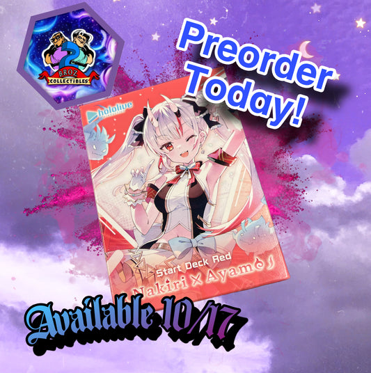 *Pre-Order* Hololive Official Card Game- Start Deck- Red Nakiri Ayame (English)
