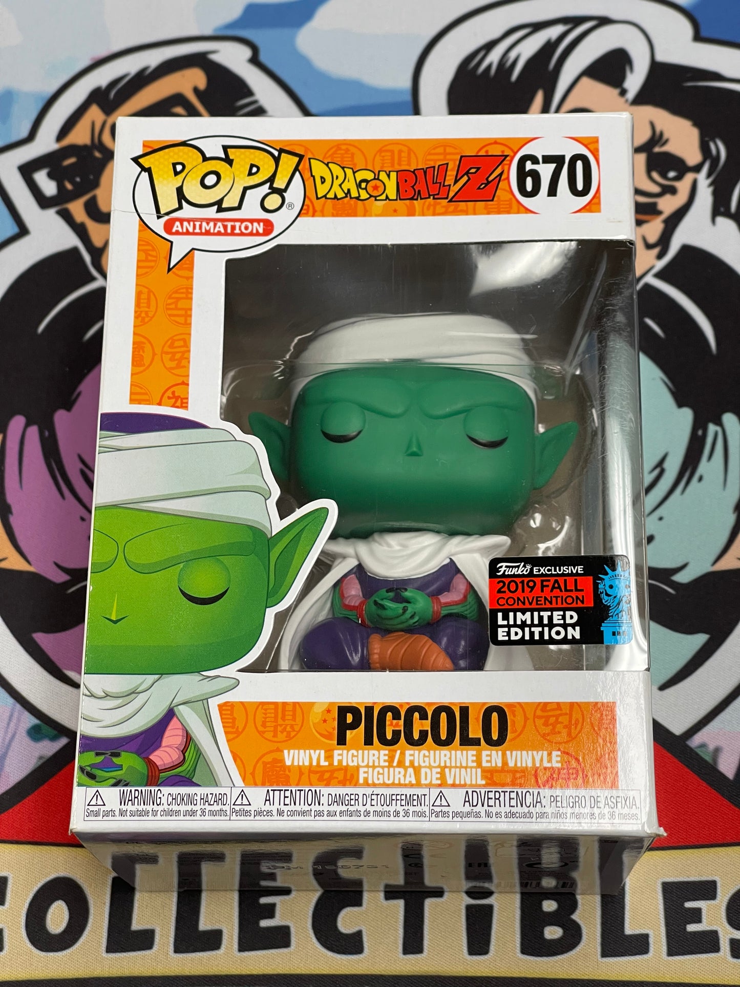 Piccolo (DragonBall Z)- Funko Pop! #670 (2019 Fall Convention)(Box Cut Damage/Shelf Wear)
