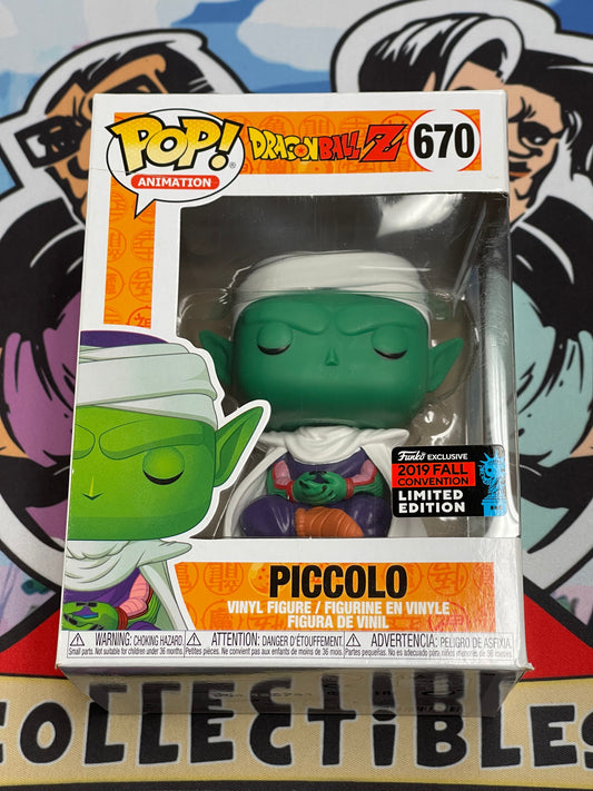 Piccolo (DragonBall Z)- Funko Pop! #670 (2019 Fall Convention)(Box Cut Damage/Shelf Wear)
