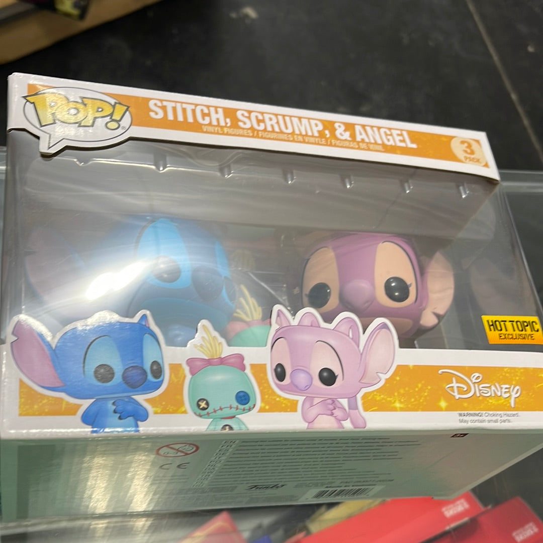 Stitch, Scrump, & Angel - Pop! 3PK