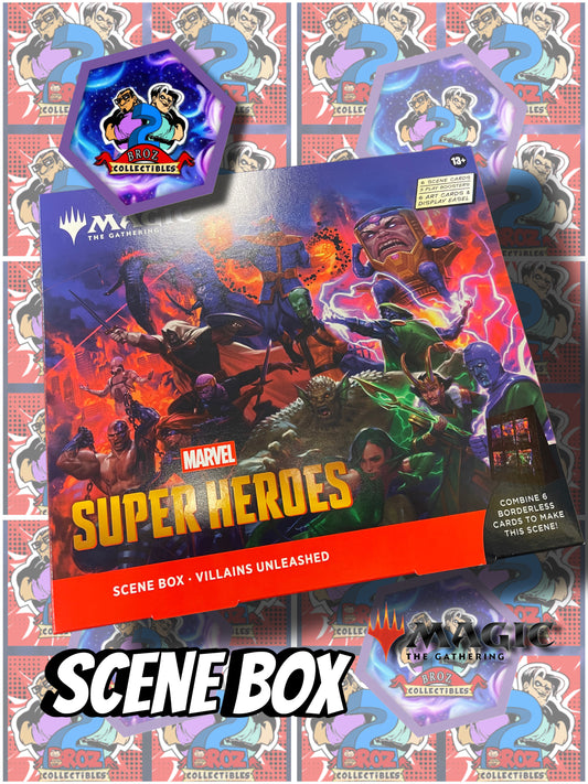 Magic the Gathering- Marvel Super Heroes Scene Box - Villains Unleashed (English)