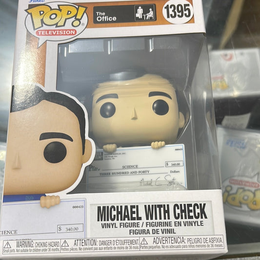 Michael w/ Check (The Office)- Funko Pop! #1395