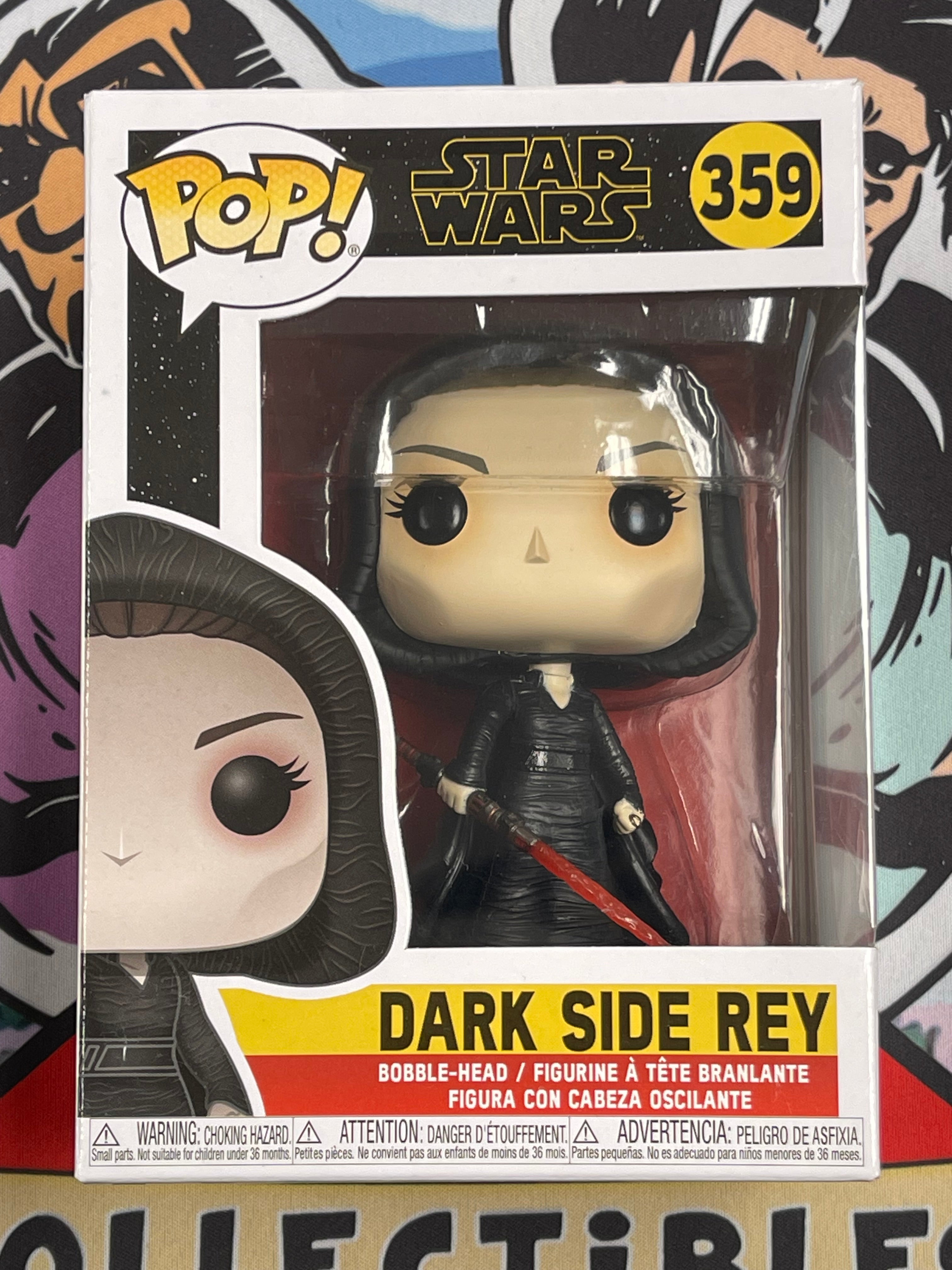 Dark Side Rey (Star Wars)- Funko Pop! #359 (Box Damage/Shelf Wear ...