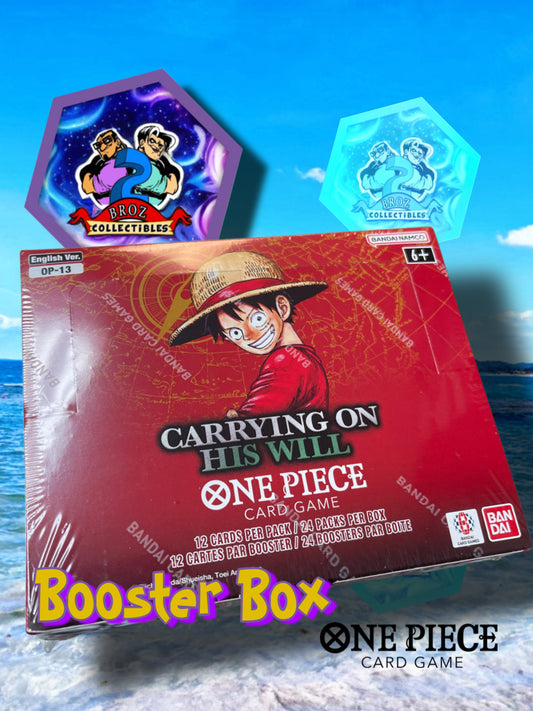 One Piece Card Game- Carrying On His Will (OP-13)- Booster Box (English)