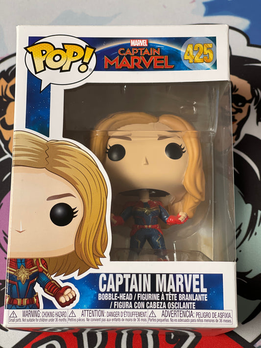 Captain Marvel - Funko Pop! #425 (Box Damage/Shelf Wear)