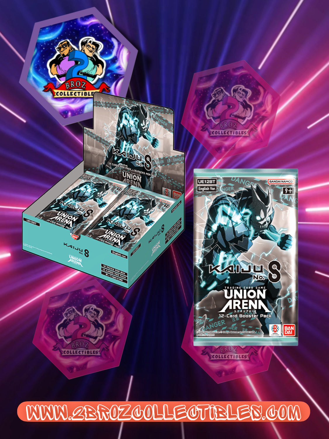 Union Arena TCG- Kaiju No. 8 Booster Box (UE12BT)(English)