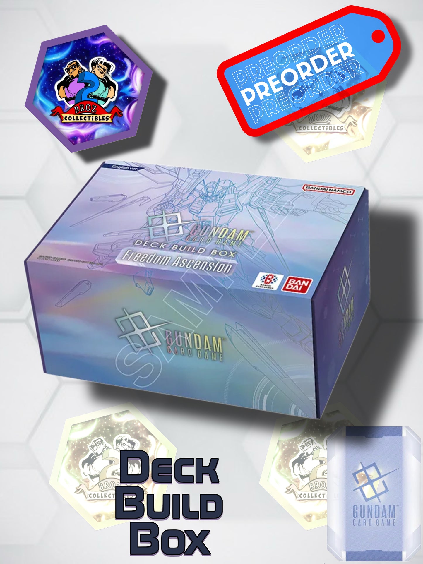 [PreOrder] Gundam Card Game-  Freedom Ascension Deck Build Box (SC01)(English)