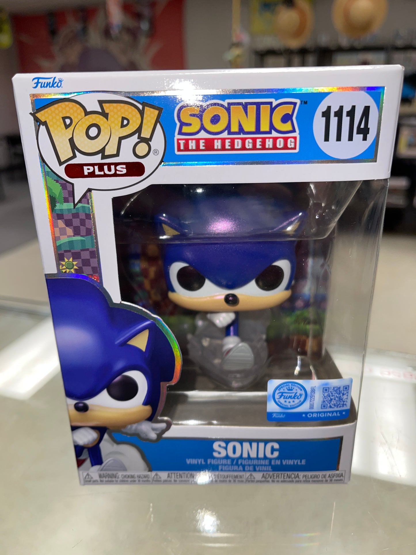 Sonic (Sonic the Hedgehog)- Funko Pop! #1114 (Funko Exclusive- Original)