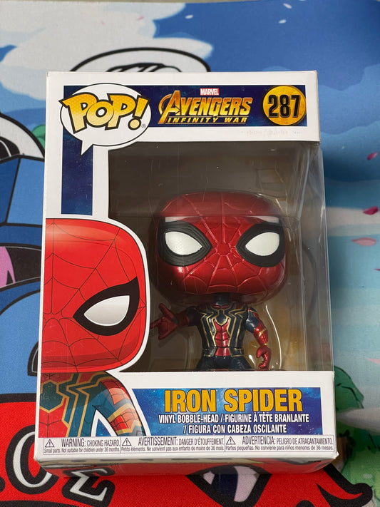 Iron Spider (Avengers: Infinity War)- Funko Pop! #287 (Box Damage/Shelf Wear)
