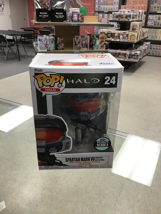 Spartan Mark VII w/BR75 Battle Rifle (Halo)- Funko Pop! #24 (Specialty Series)