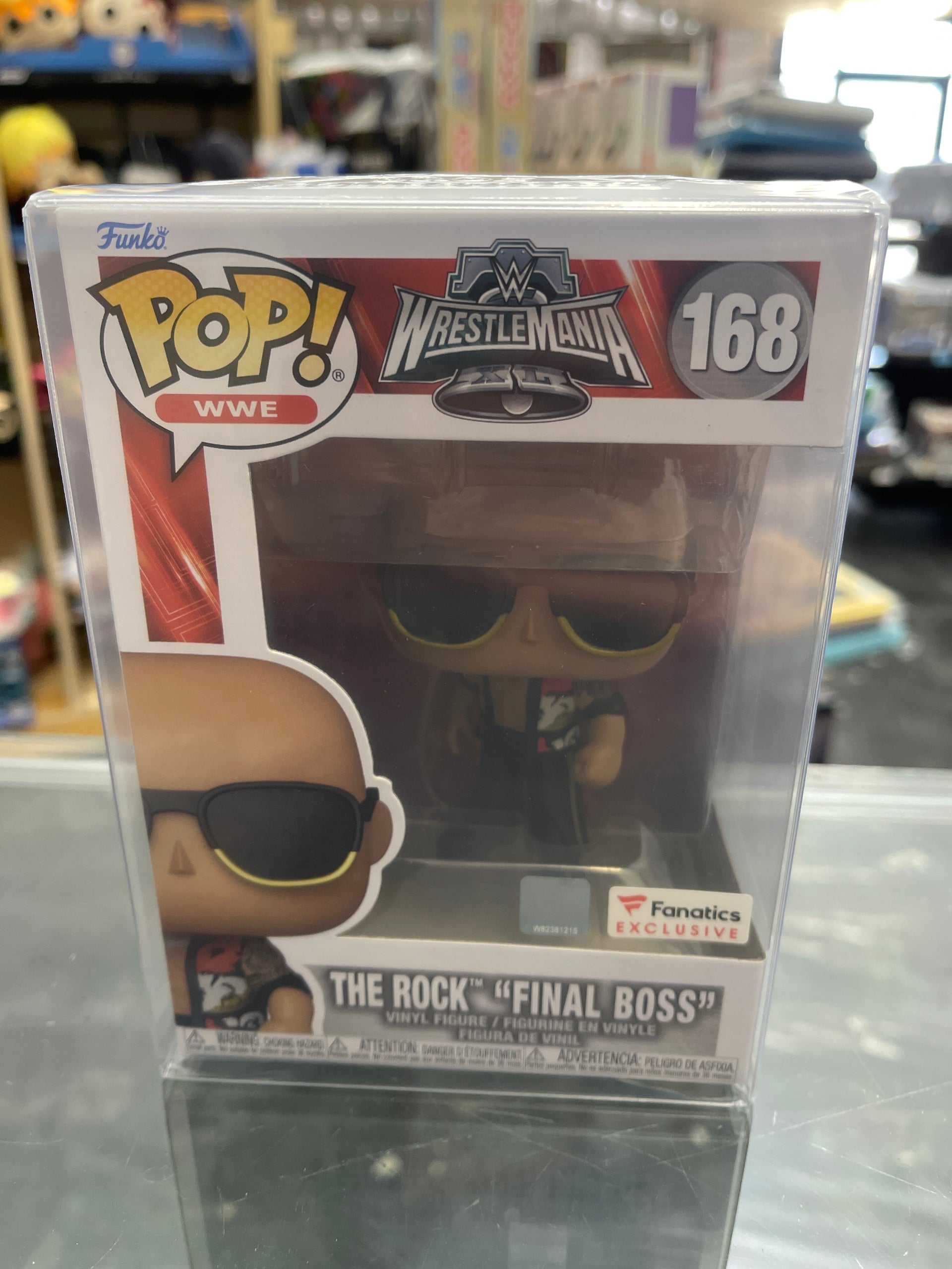 The Rock “Final Boss” (WWE)- Funko Pop! #168 (Fanatics Exclusive