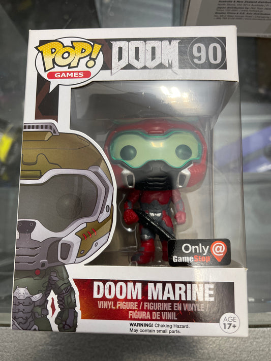 Doom Marine (Doom)- Funko Pop! #90 (GameStop Exclusive)