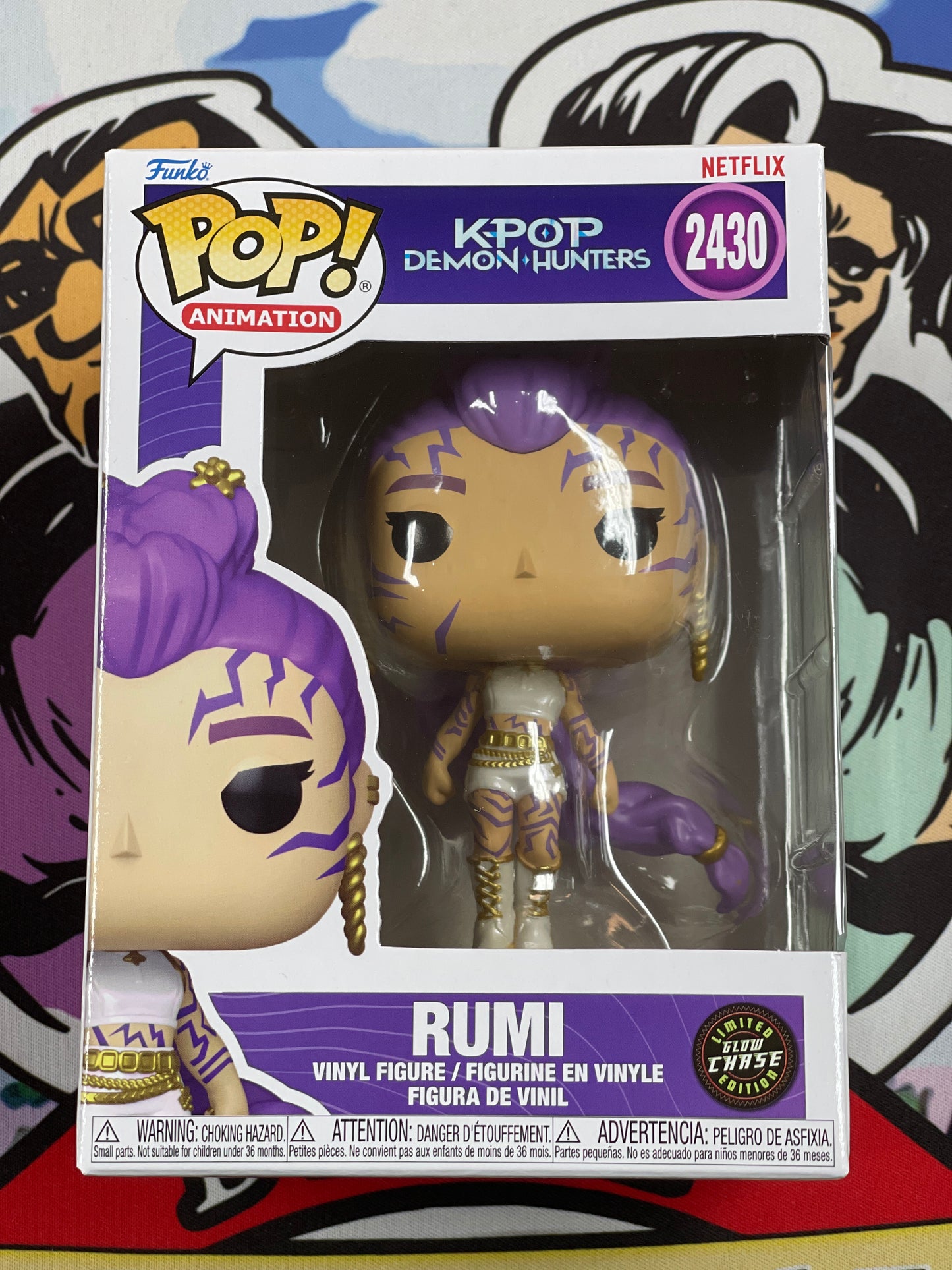 Rumi [Chase] (K-Pop Demon Hunters)- Funko Pop! #2430 (NEW)