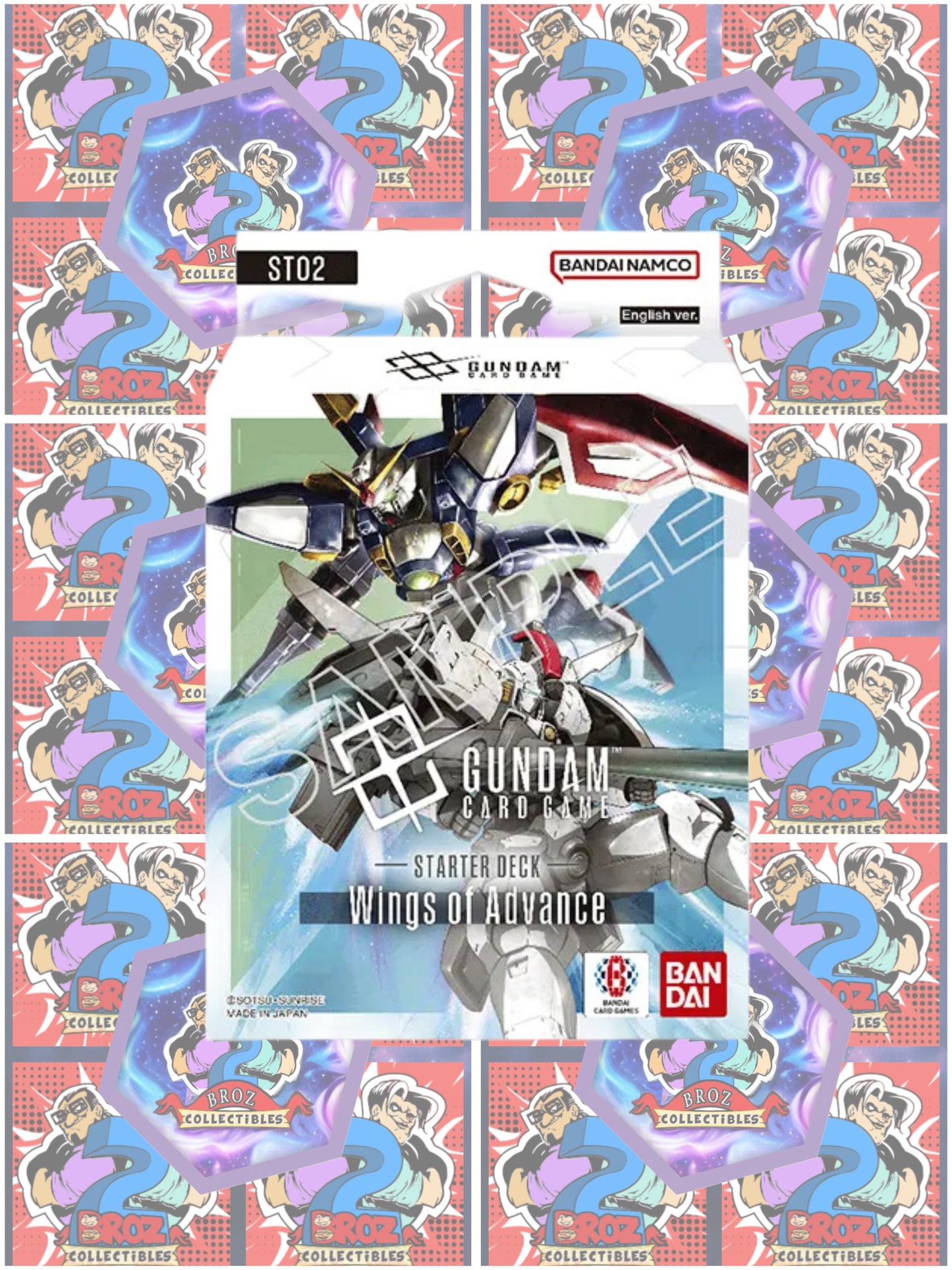 Gundam Card Game- Wings of Advance Starter Deck (ST-02)(English)