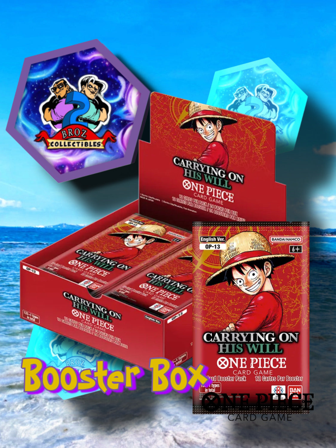One Piece Card Game- Carrying On His Will (OP-13)- Booster Box (English)
