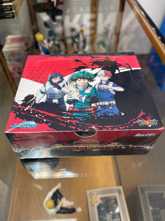 Universus- My Hero Academia Collectible Card Game Crimson Rampage Booster Box