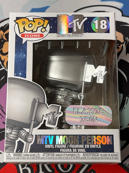 MTV Moon Person (Icons) - Funko Pop! #18 (Window scuffs)