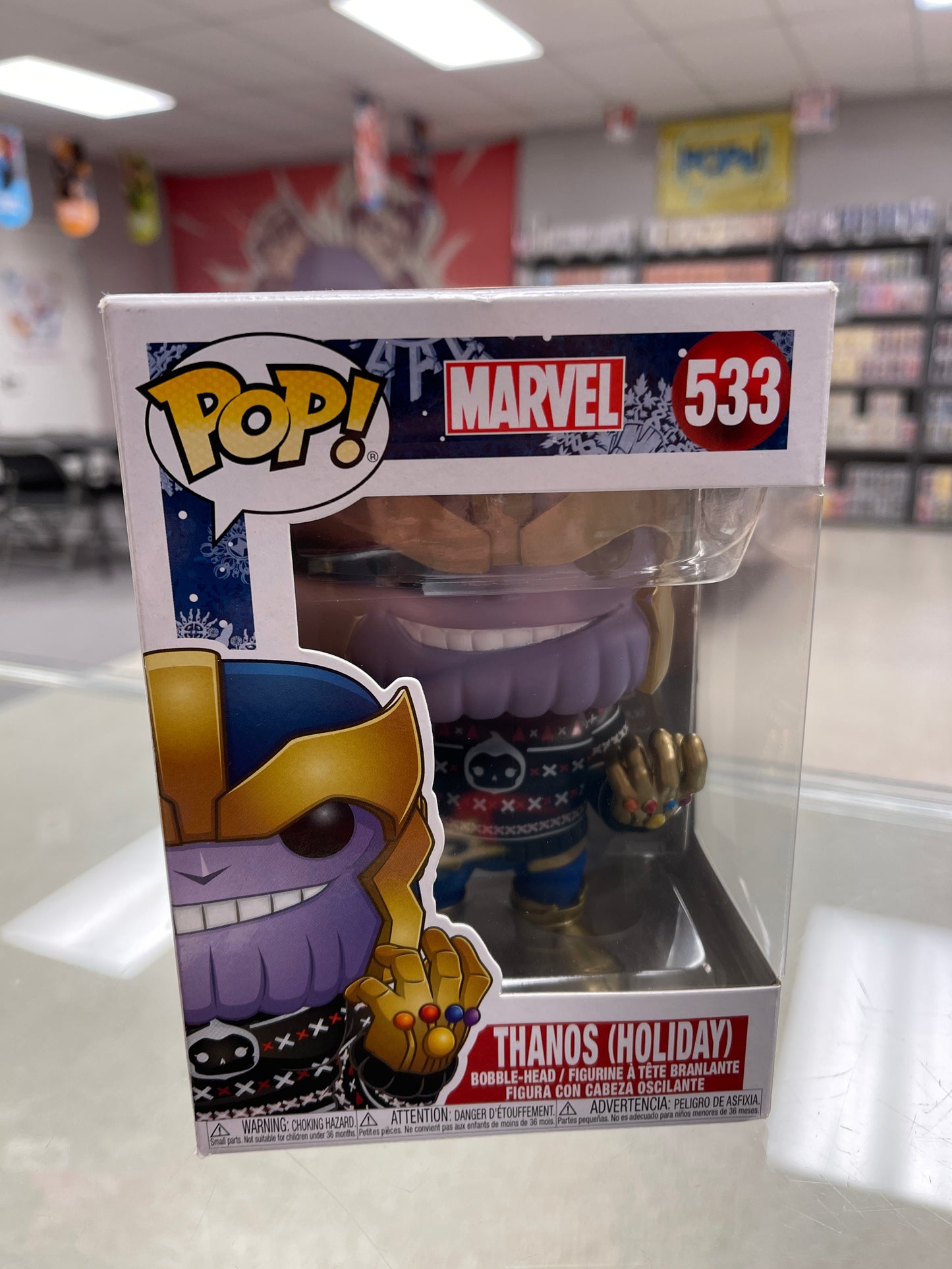 Thanos (Holiday)(Marvel)- Funko Pop! #533 (Box Damage)