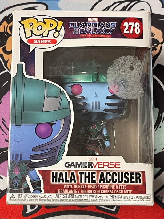 Hala The Accuser (Guardians of the Galaxy)- Funko Pop! #248 (Box Damage/Window Damage)