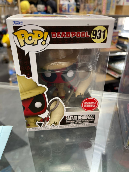 Safari Deadpool- Funko Pop! #931 (GameStop Exclusive)
