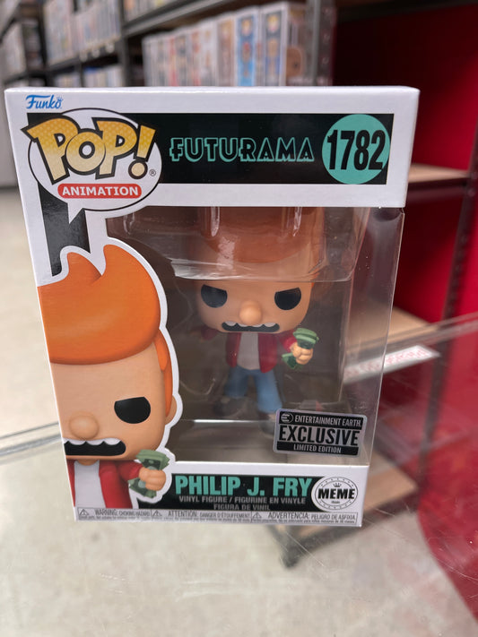 Philip J. Fry (Futurama)- Funko Pop! #1782 (Entertainment Earth Exclusive)
