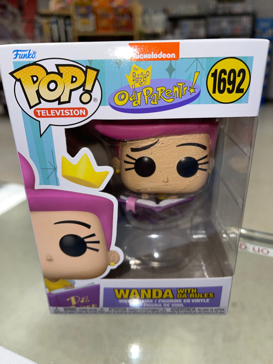 Wanda w/ Da Rules (Fairly Odd Parents)- Funko Pop! #1692