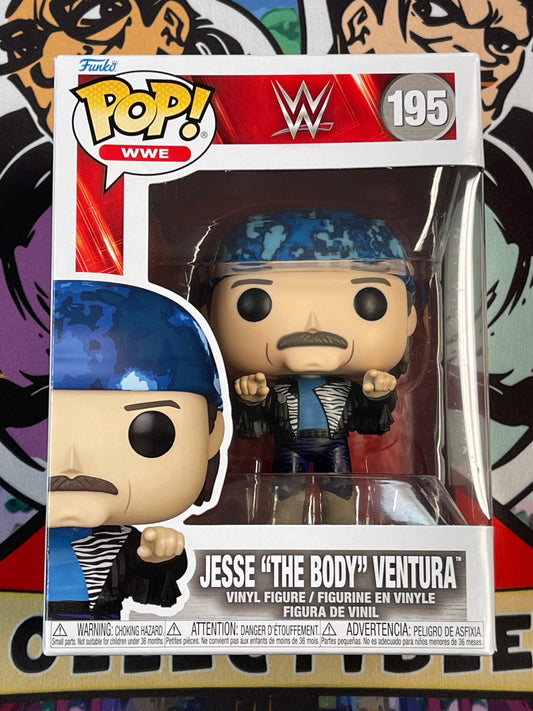Jesse “The Body” Ventura (WWE)- Funko Pop! #195 (NEW)
